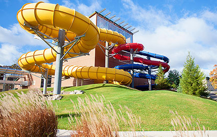 Split Rock Resort Water Park Exterior