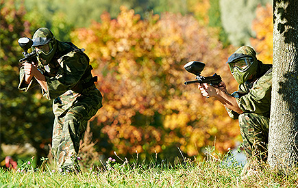 Explore skirmish paintball